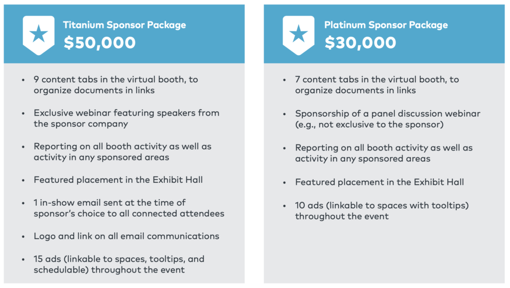 Sample Sponsorship Packages