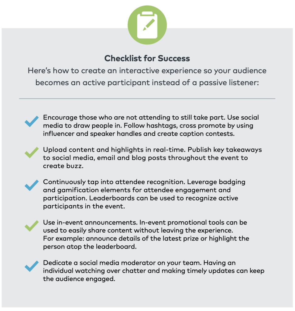 Checklist for Success