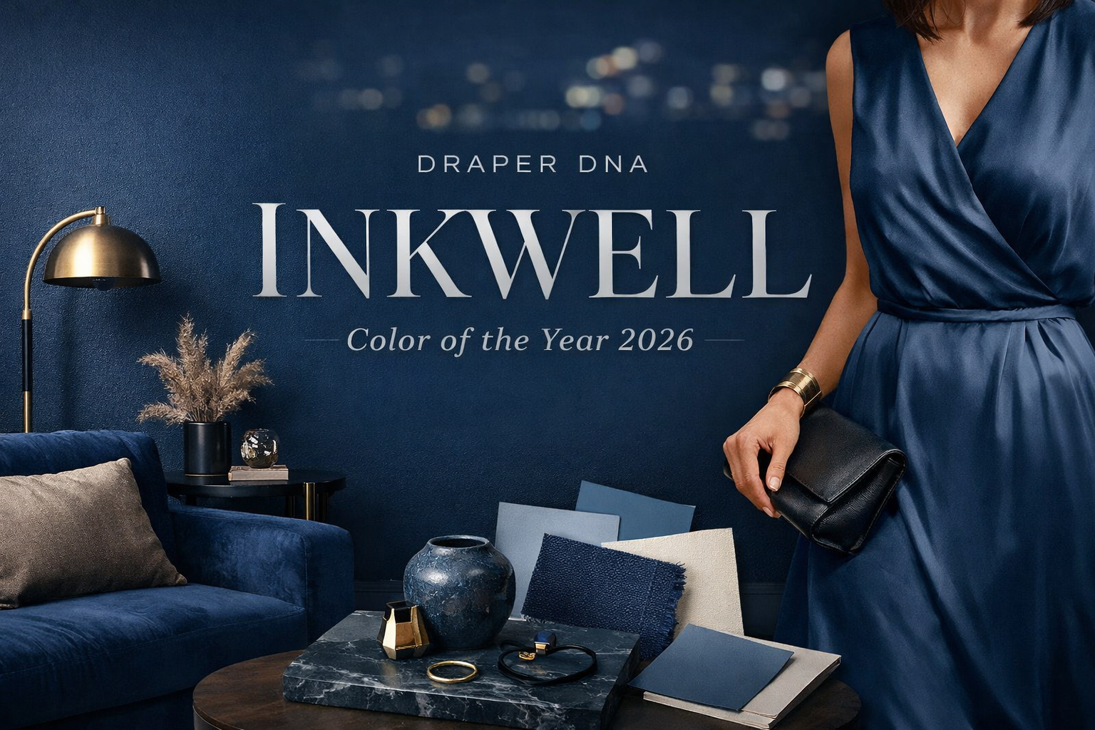 Draper DNA Color of the Year 2026 Inkwell visual inspiration