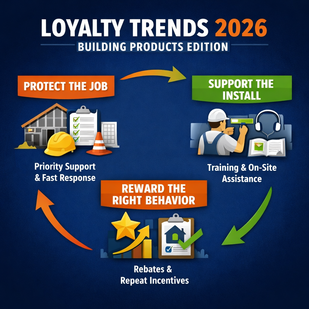 “Loyalty marketing ecosystem for building products manufacturers in 2026”
