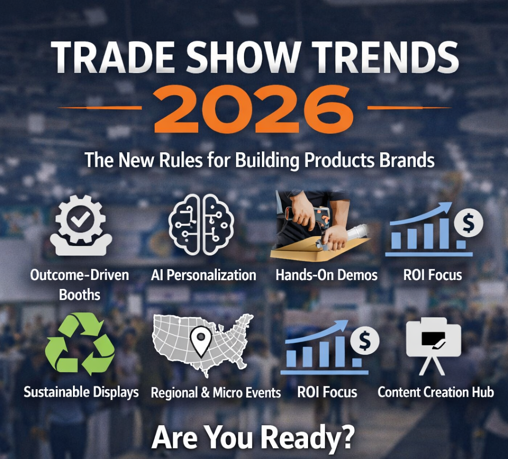 “Trade show booth strategy for building products manufacturers in 2026”